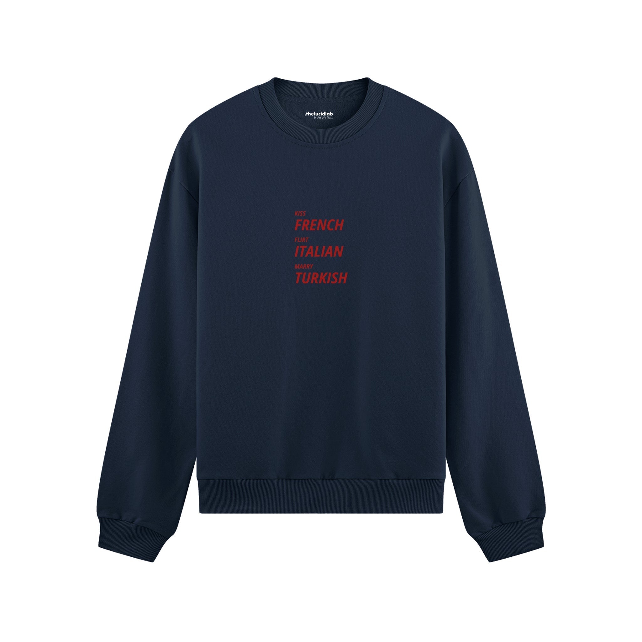 Kiss Flirt Marry Oversize Sweatshirt