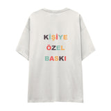 Kişiye Özel Baskılı Oversize Tişört