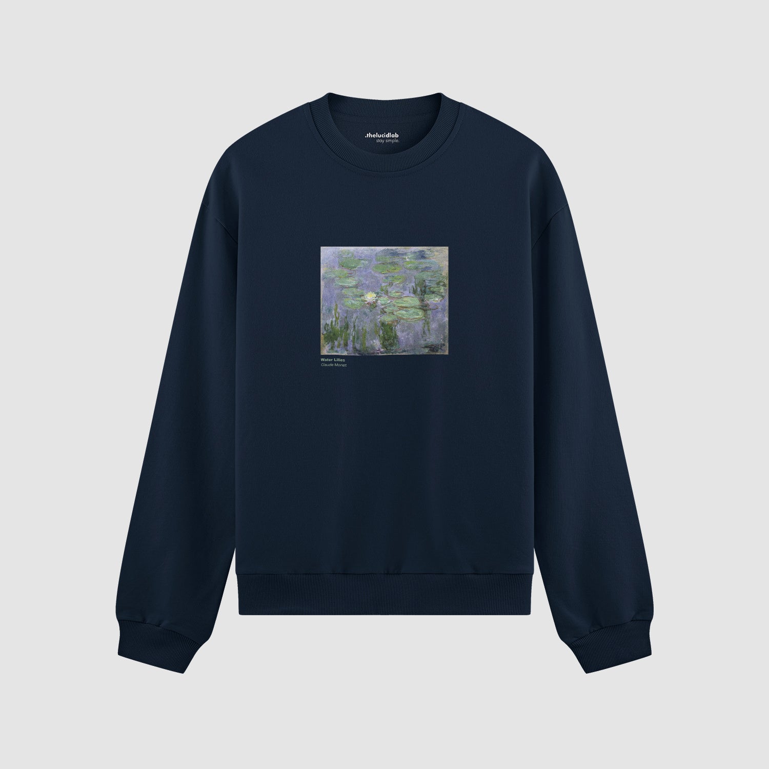 Water Lilies Oversize Sweatshirt
