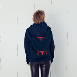 Red Bikini Oversize Hoodie