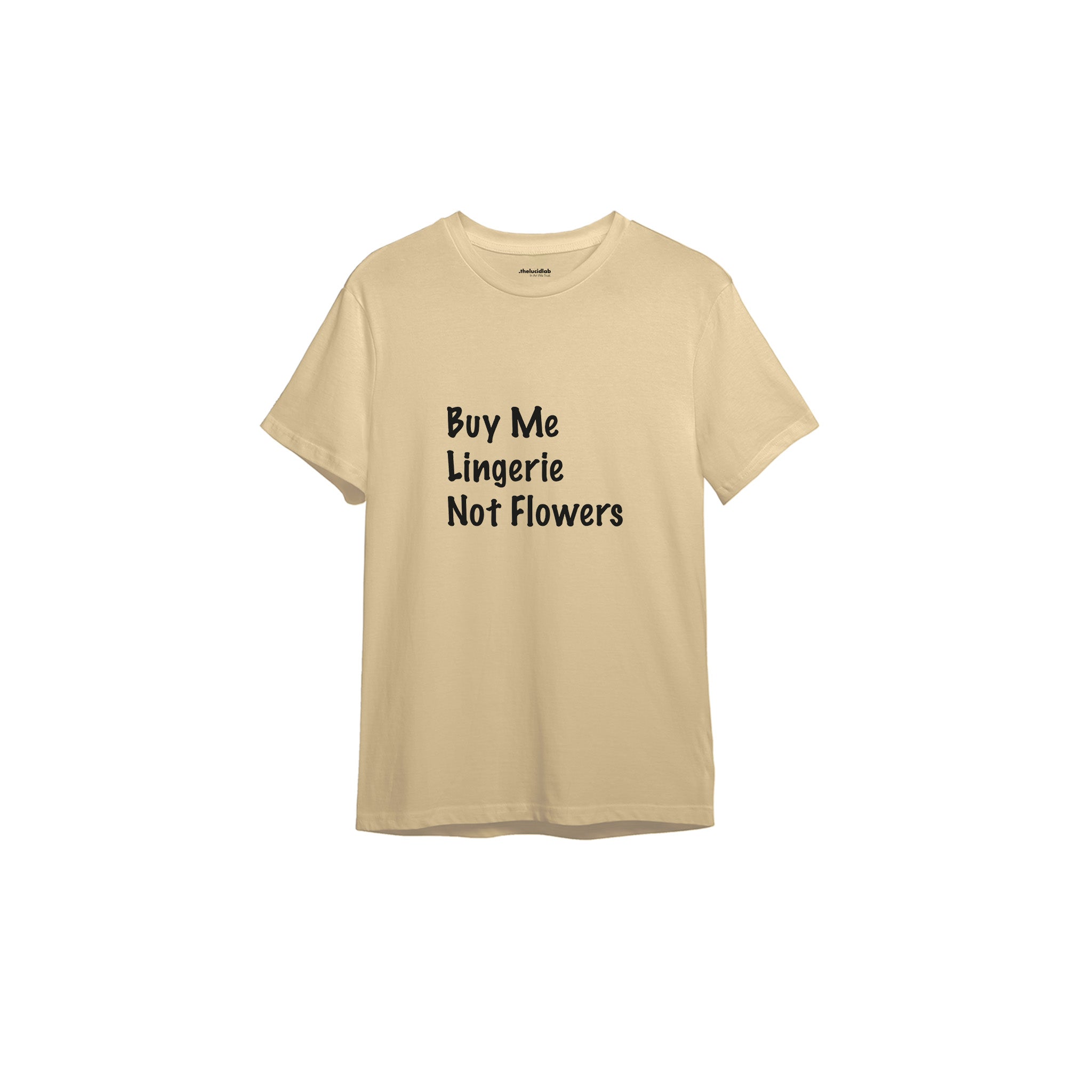 Buy Me Lingerie Tişört — Krem