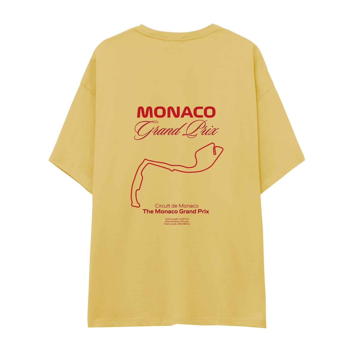 Monako Grand Prix Oversize Tişört