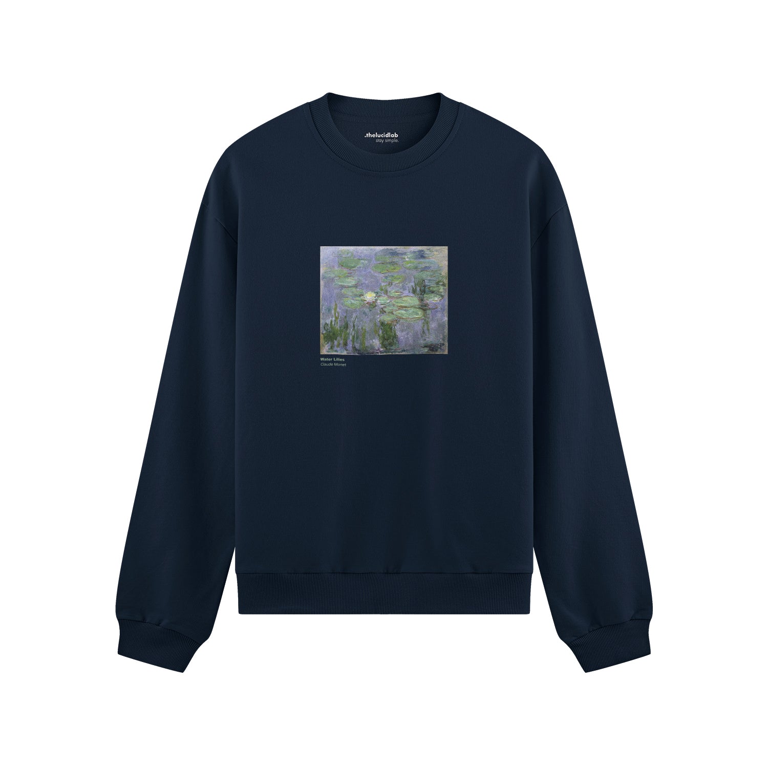 Water Lilies Oversize Sweatshirt