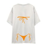 Orange Bikini Oversize Tişört