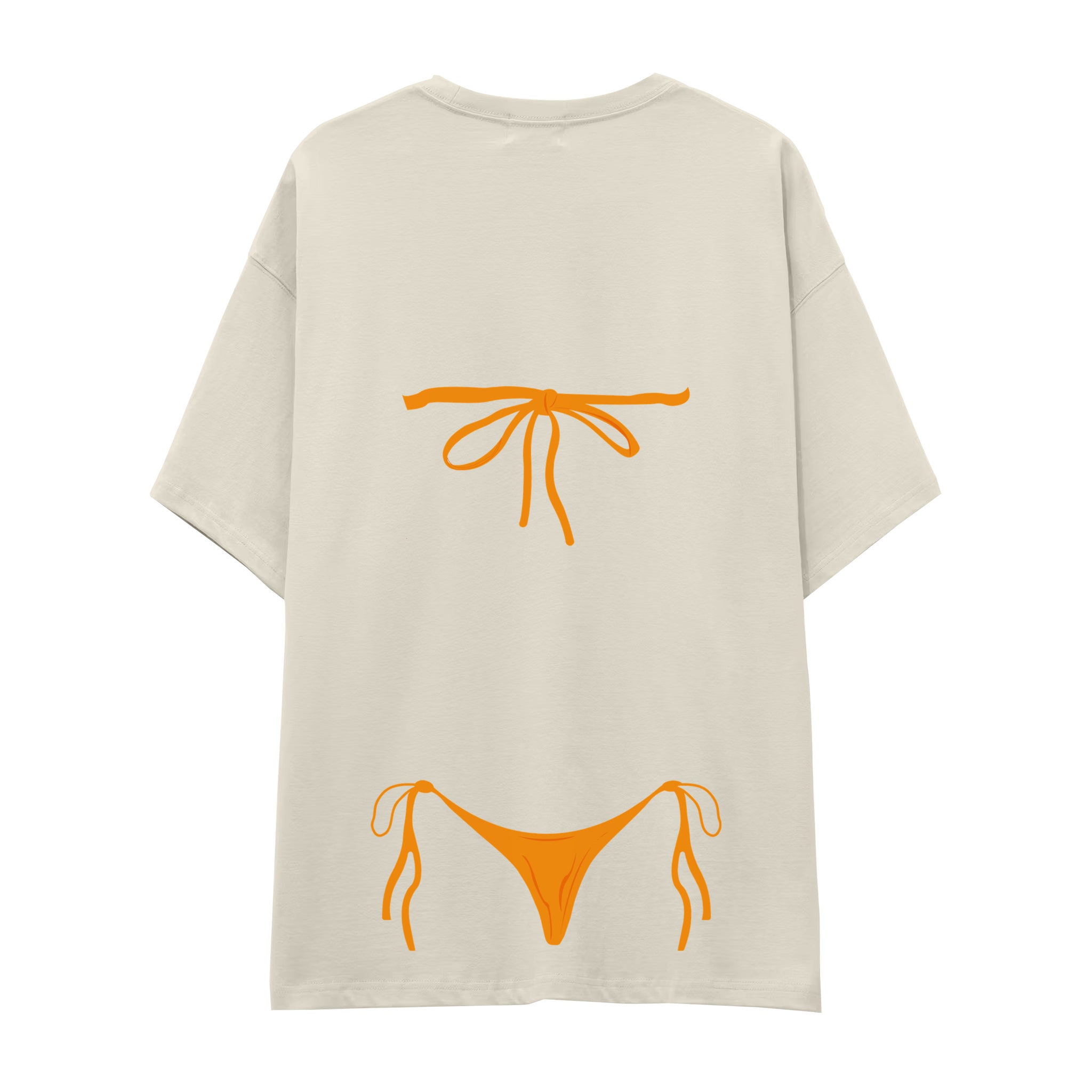 Orange Bikini Oversize Tişört