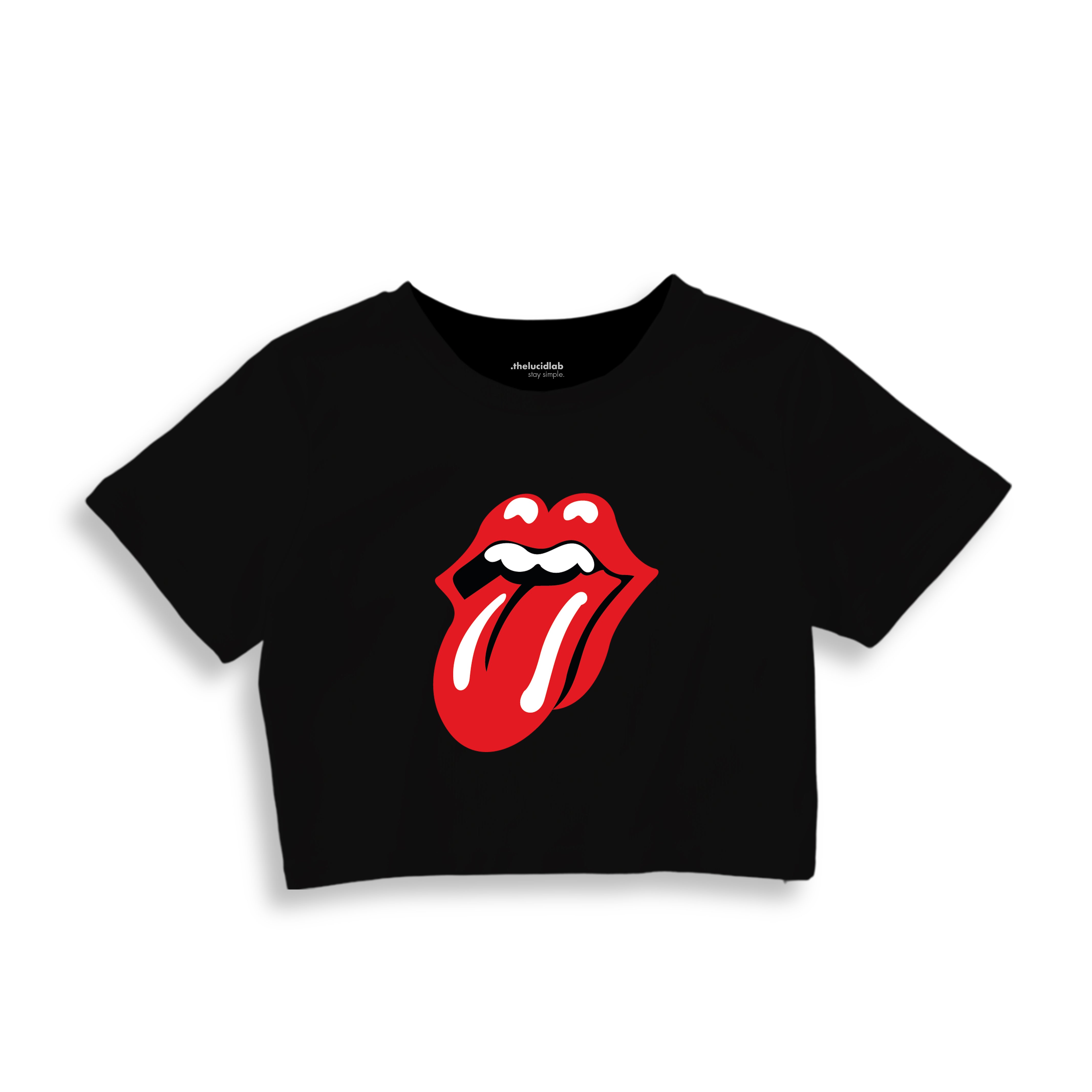The Rolling Stones Crop Tişört