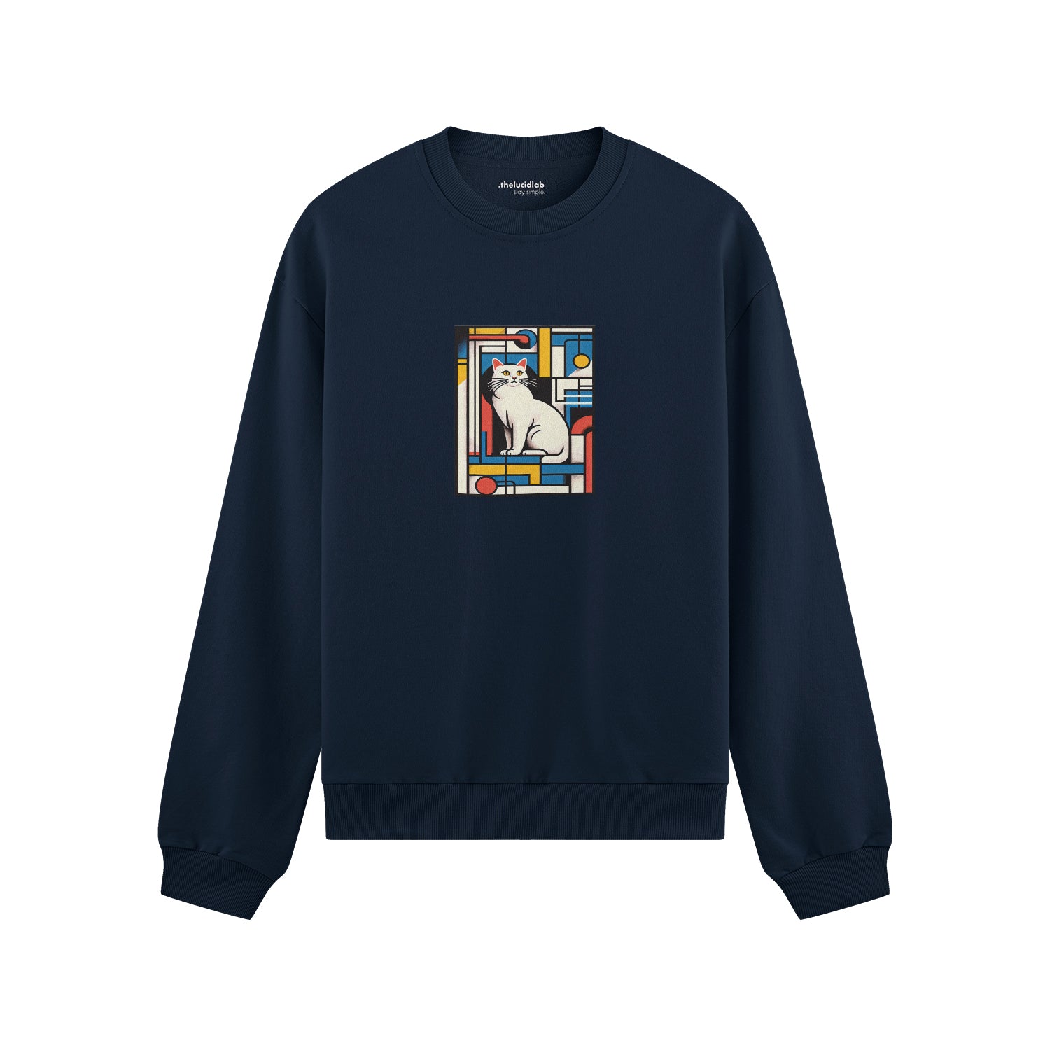 Bauhaus Cat Tişört Oversize Sweatshirt