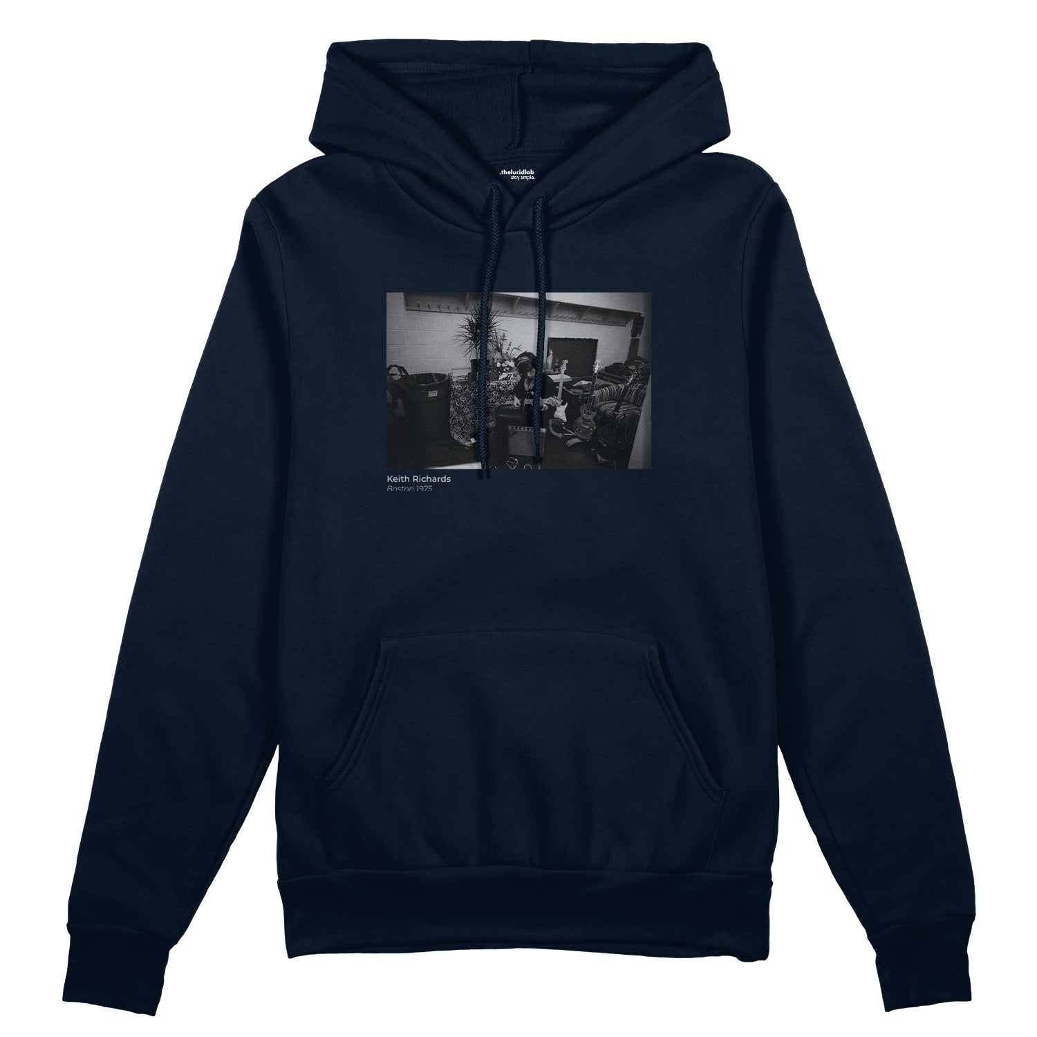 Keith Richards Boston 1975 Oversize Hoodie