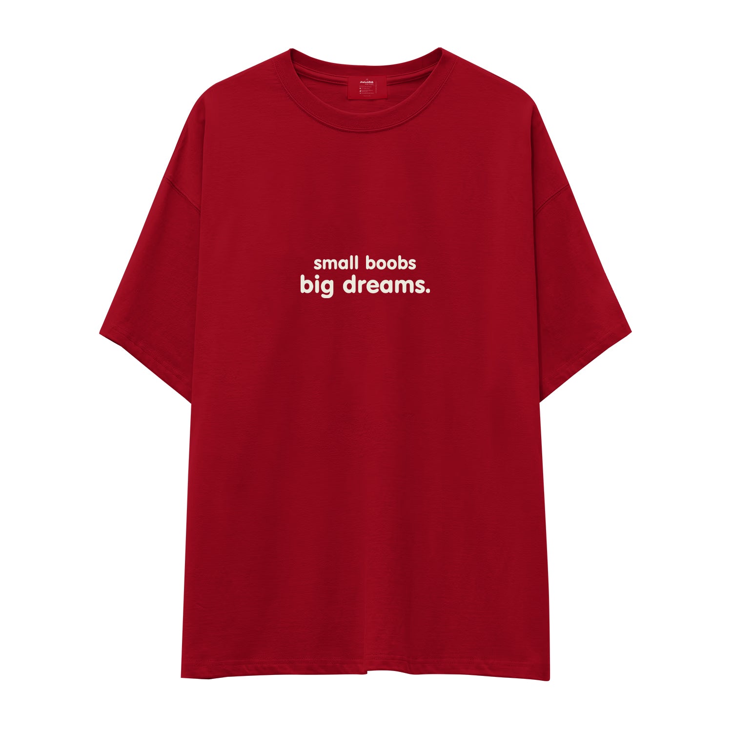 Small Boobs Big Dreams Oversize Tişört