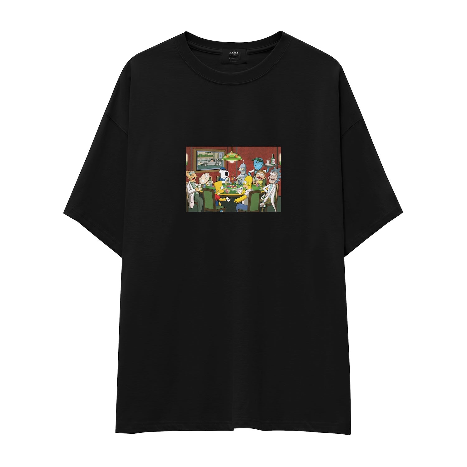 Champions League Poker Oversize Tişört