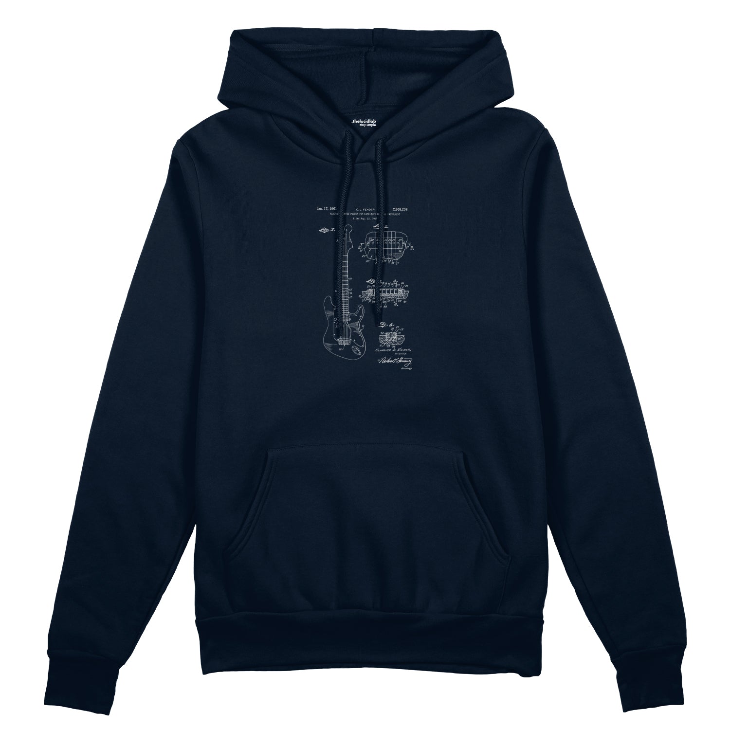 Fender Stratocaster Gitar Oversize Hoodie
