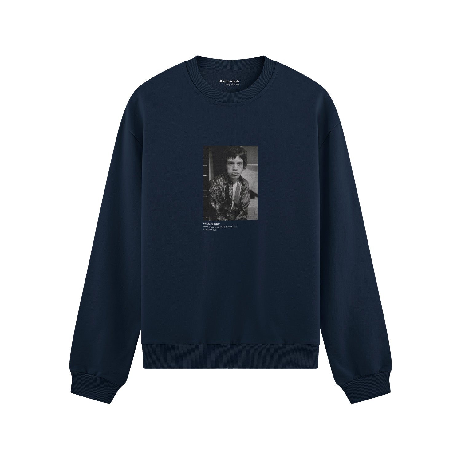 Mick Jagger backstage at the Palladium London 1967 Oversize Sweatshirt