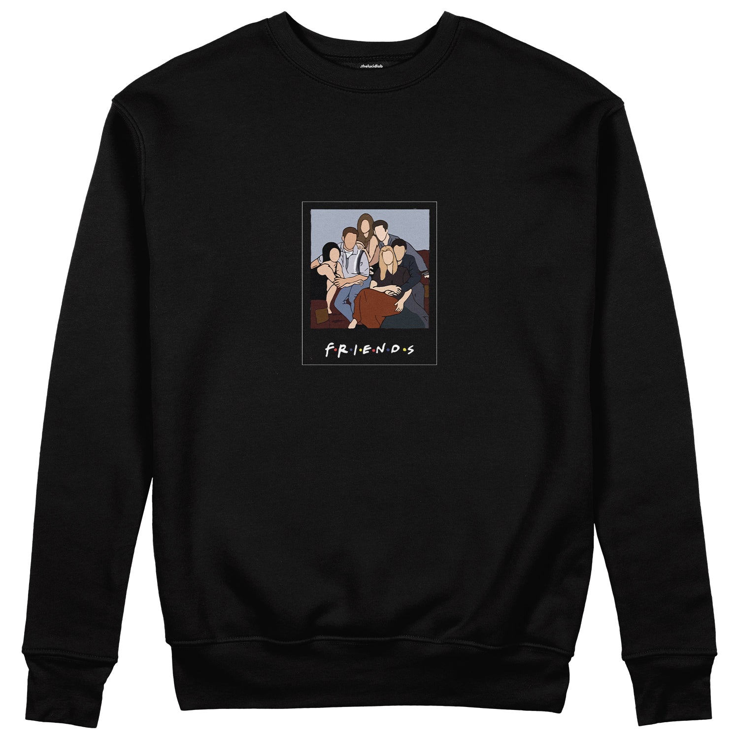 Friends Silüetli Sweatshirt
