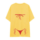 Red Bikini Oversize Tişört