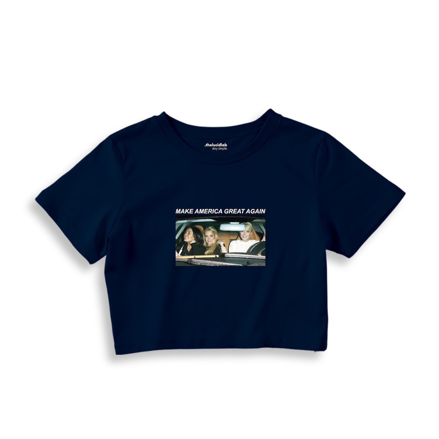 Make America Great Again Crop Tişört