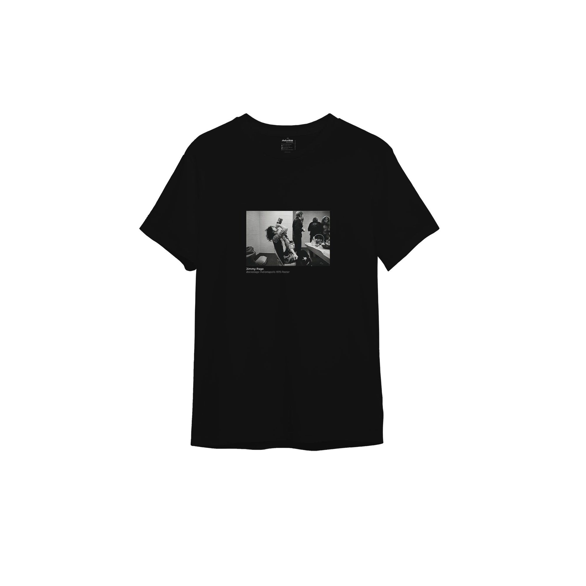 Jimmy Page Backstage Indianapolis 1975 Tişört