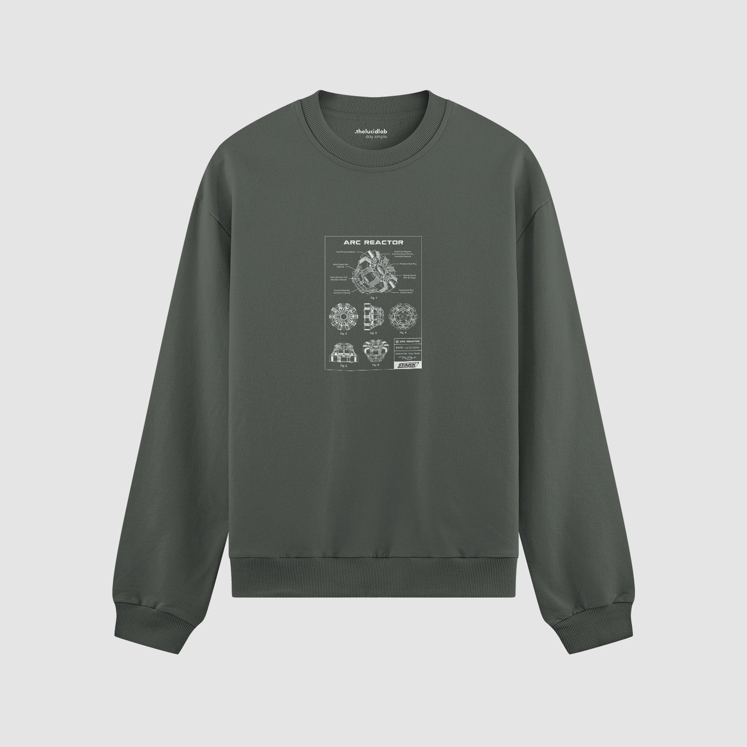 Arc Reactor Oversize Sweatshirt