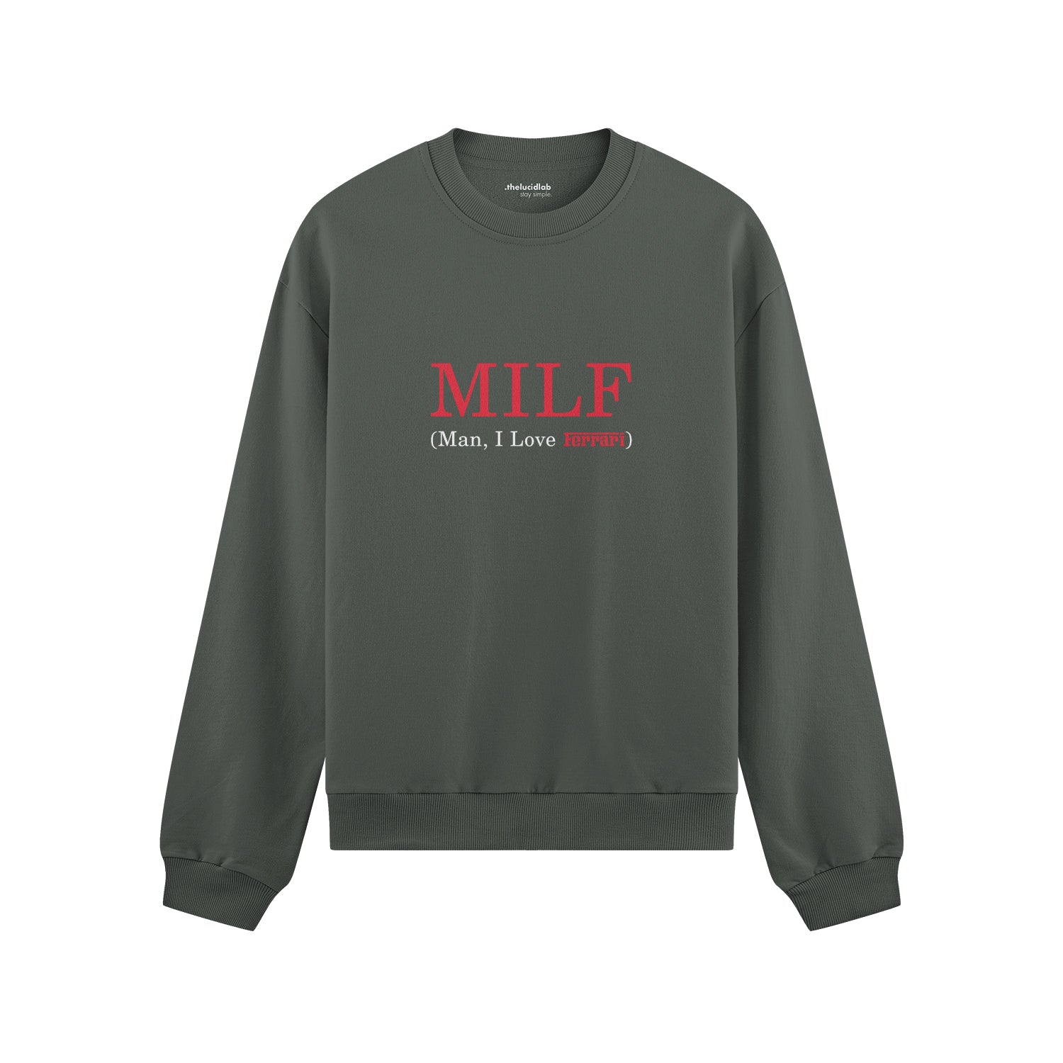 MILF / Man I Love Ferrari Oversize Sweatshirt