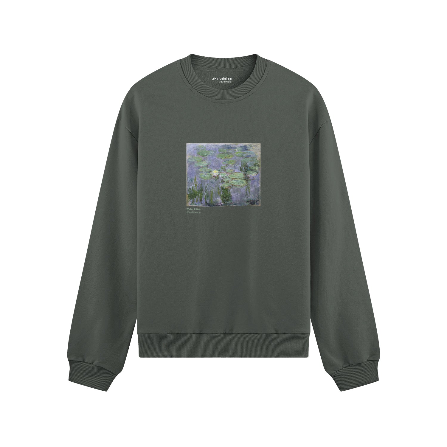 Water Lilies Oversize Sweatshirt