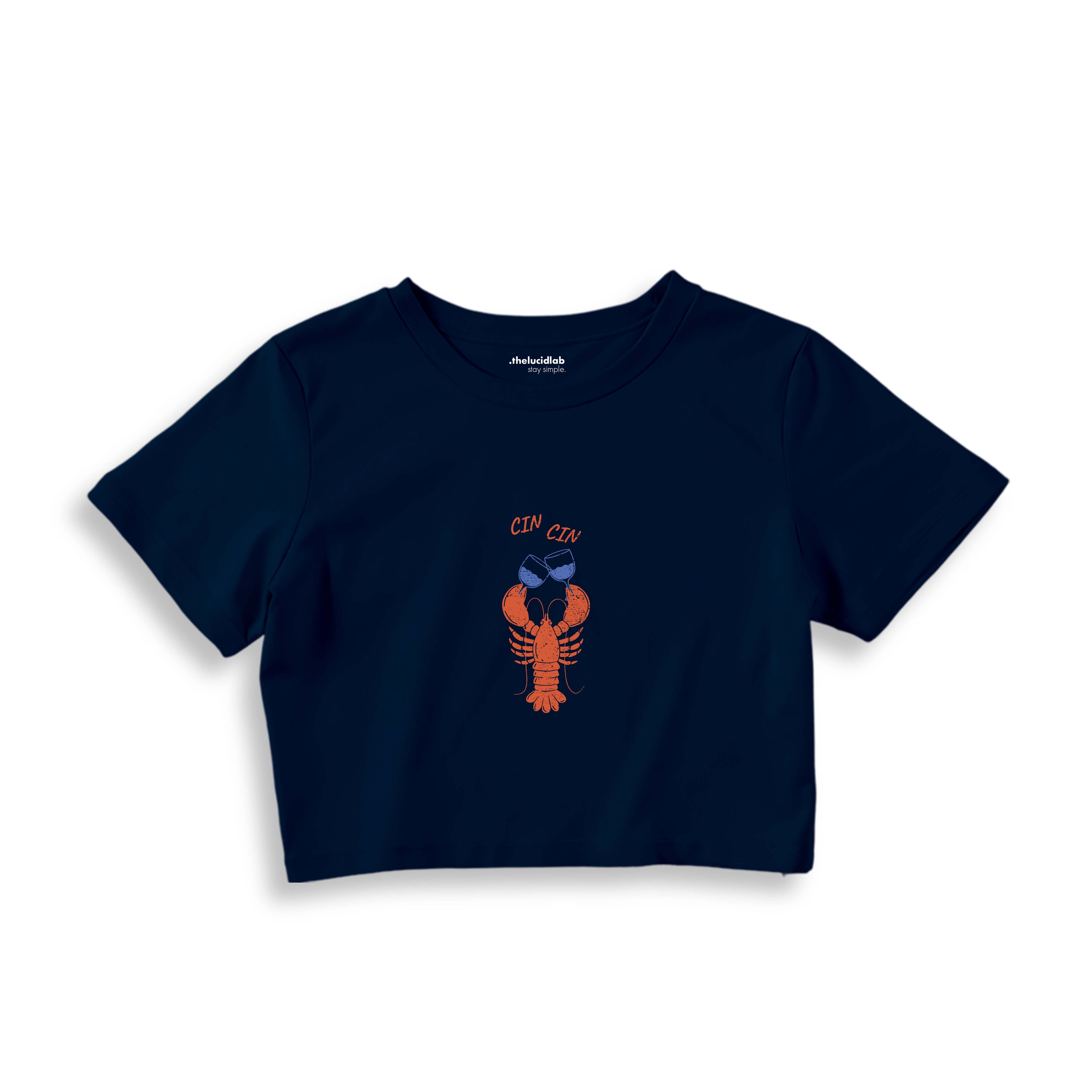 CIN CIN Crop Tişört