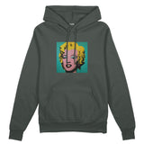 Andy Warhol / Marilyn Monroe Blue Oversize Hoodie