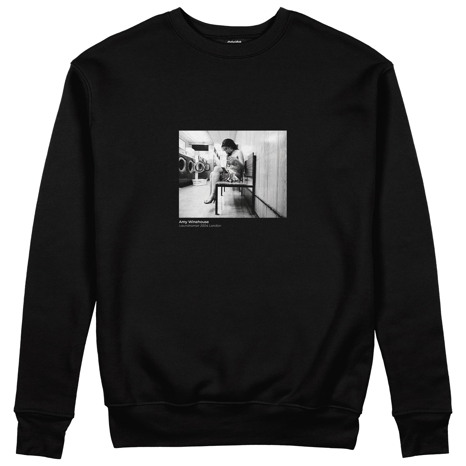 Amy Winehouse at the laundromat 2004 Sweatshirt
