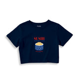 Sushi Lover Club Crop Tişört