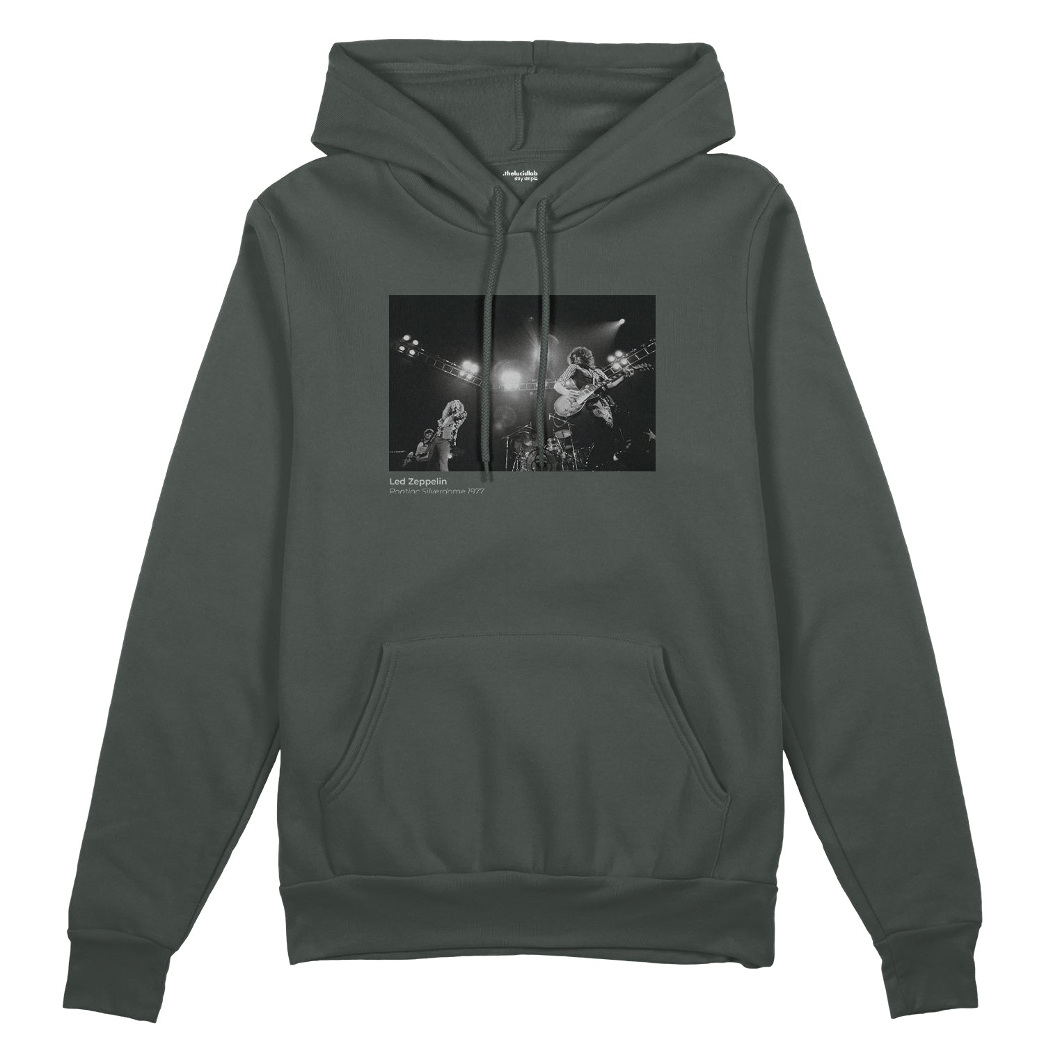 Led Zeppelin Pontiac Silverdome 1977 Oversize Hoodie