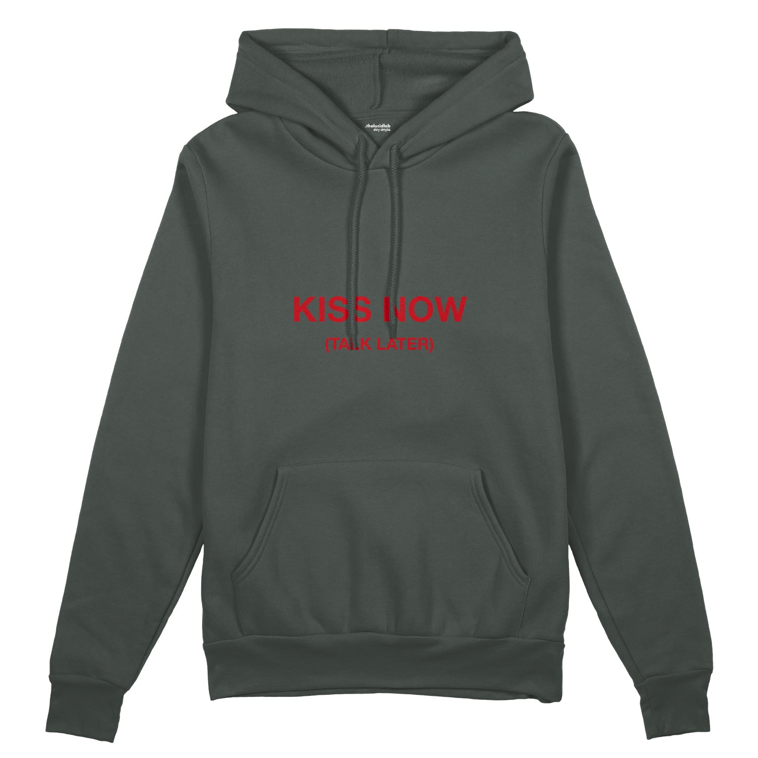 Kiss Now Talk Later Oversize Hoodie