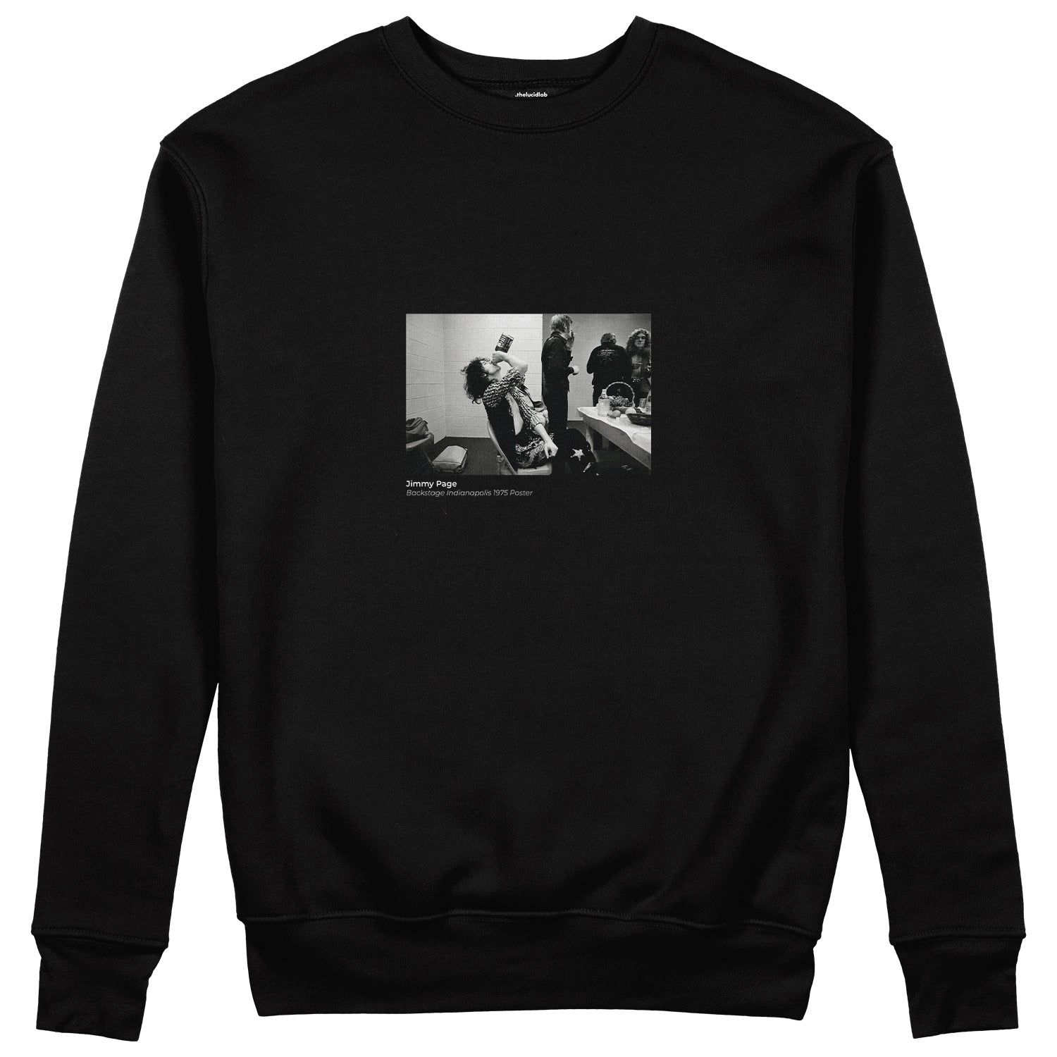 Jimmy Page Backstage Indianapolis 1975 Sweatshirt