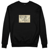Yüzüklerin Efendisi Orta Dünya Haritası - Lord Of The Rings Sweatshirt