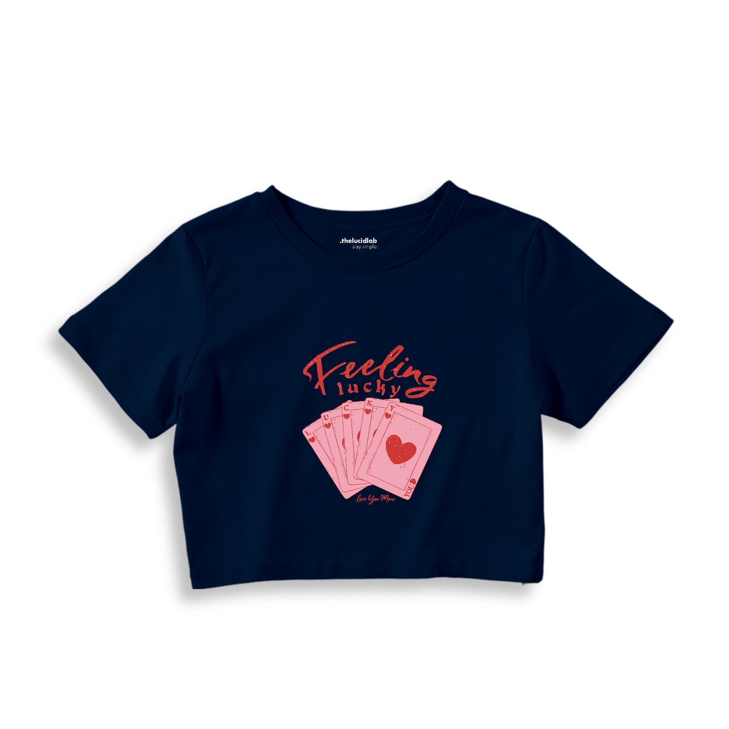 Feeling Lucky Crop Tişört