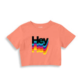 Hey Crop Tişört