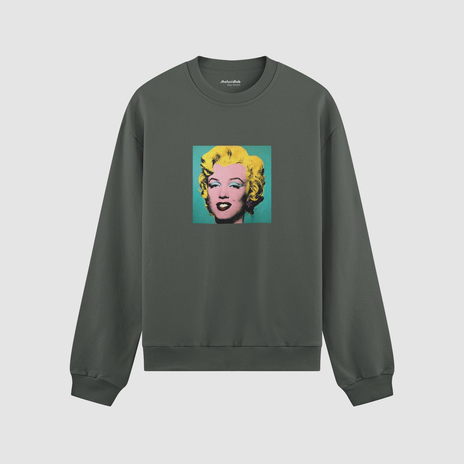 Andy Warhol / Marilyn Monroe Blue Oversize Sweatshirt
