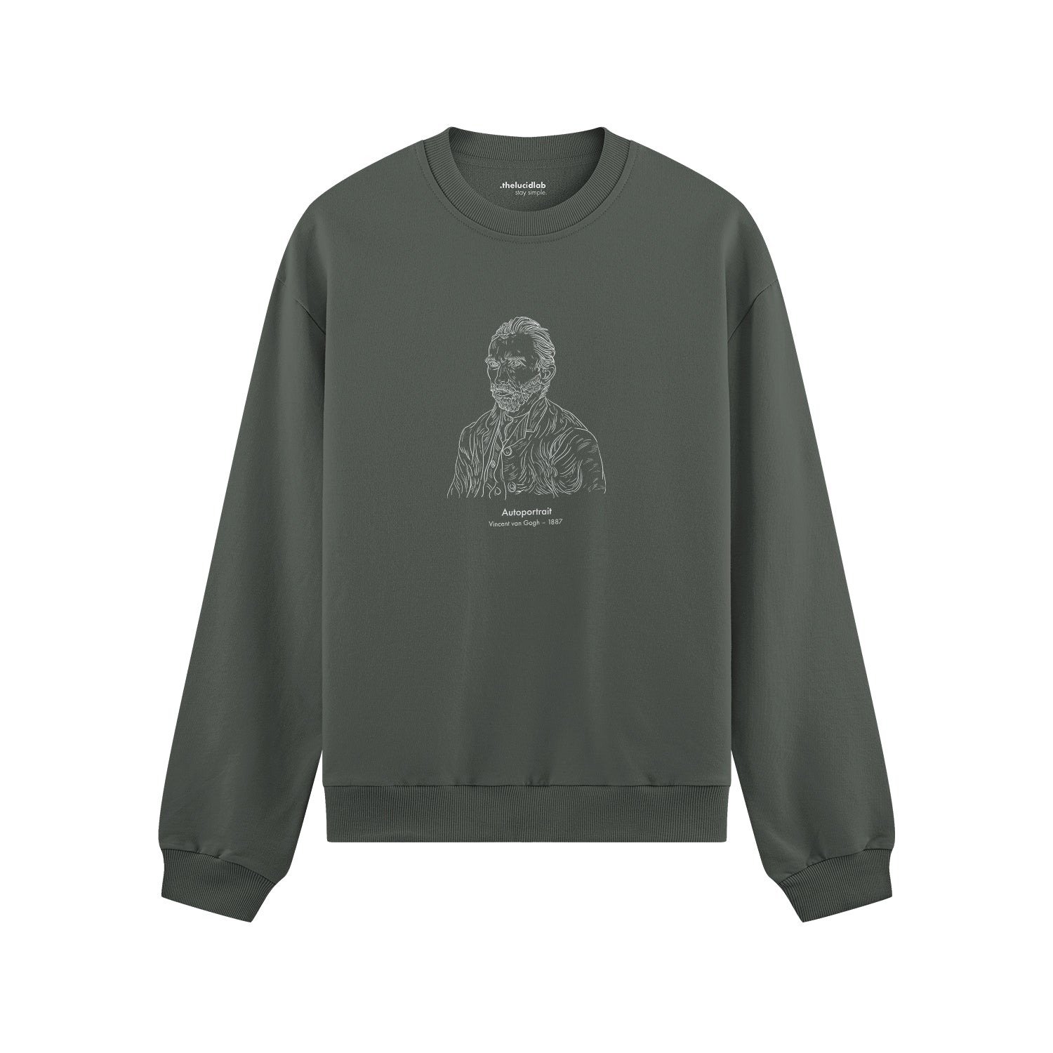 Vincent Van Gogh Autoportrait 1887 Oversize Sweatshirt