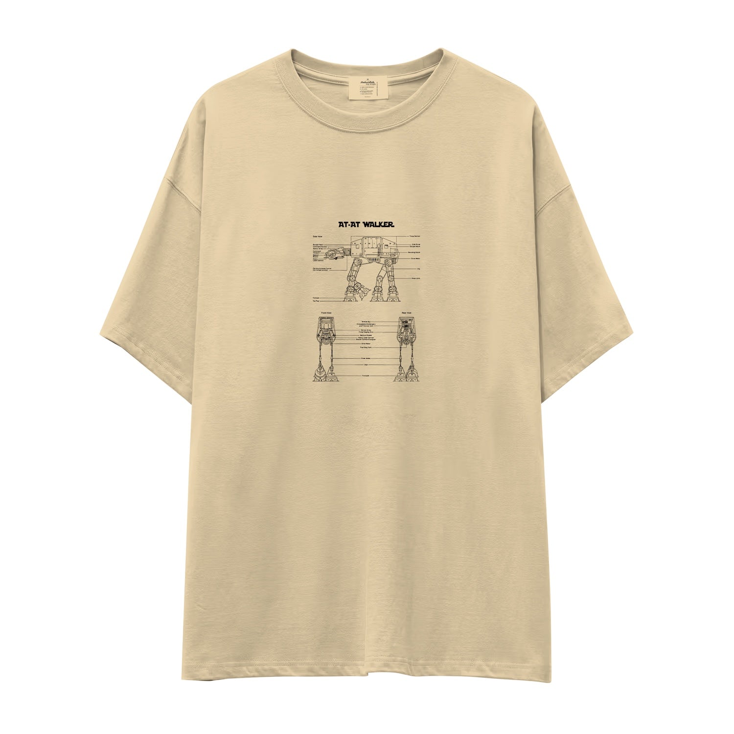AT-AT Walker Oversize Tişört