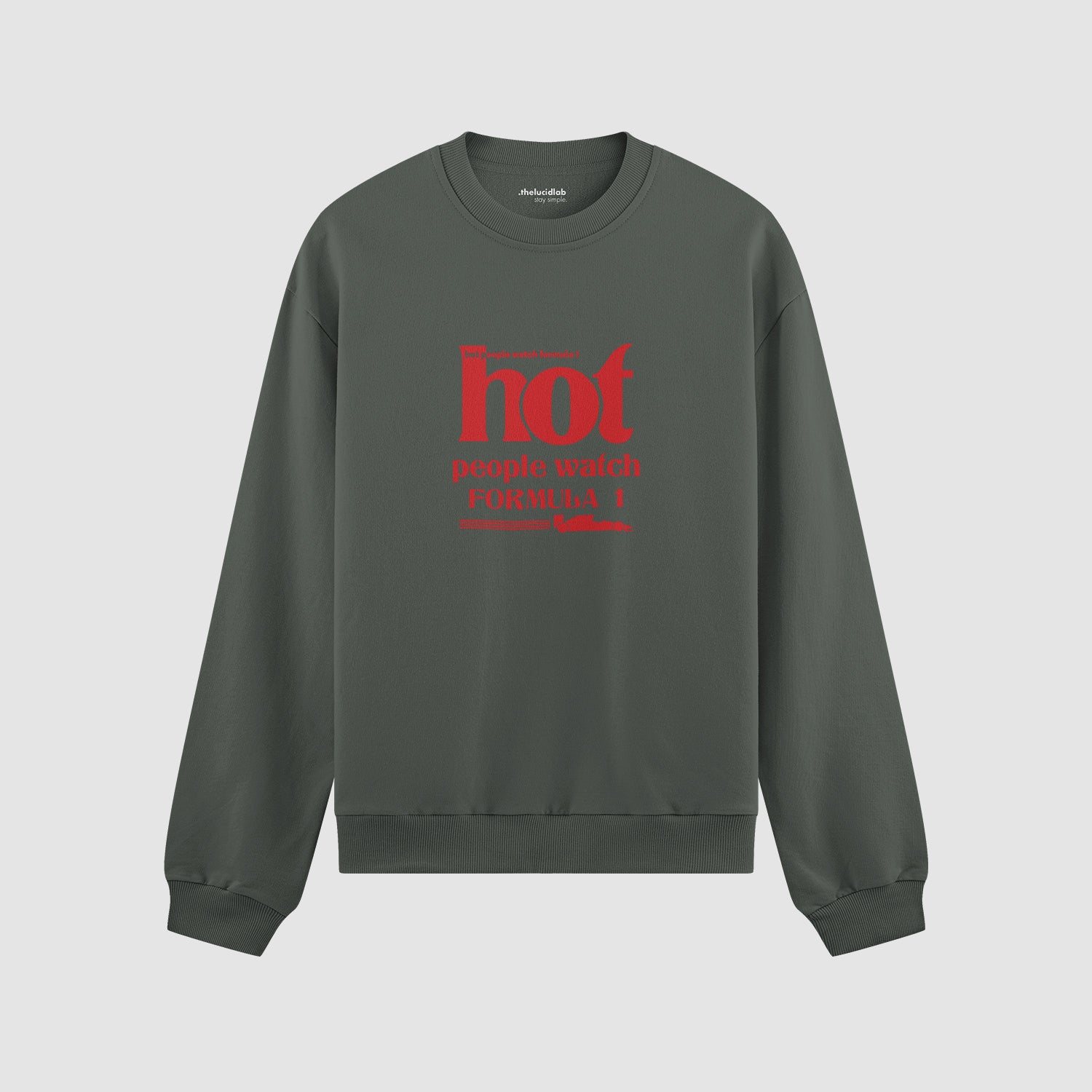 Hot People Watch Formula 1 Oversize Sweatshirt