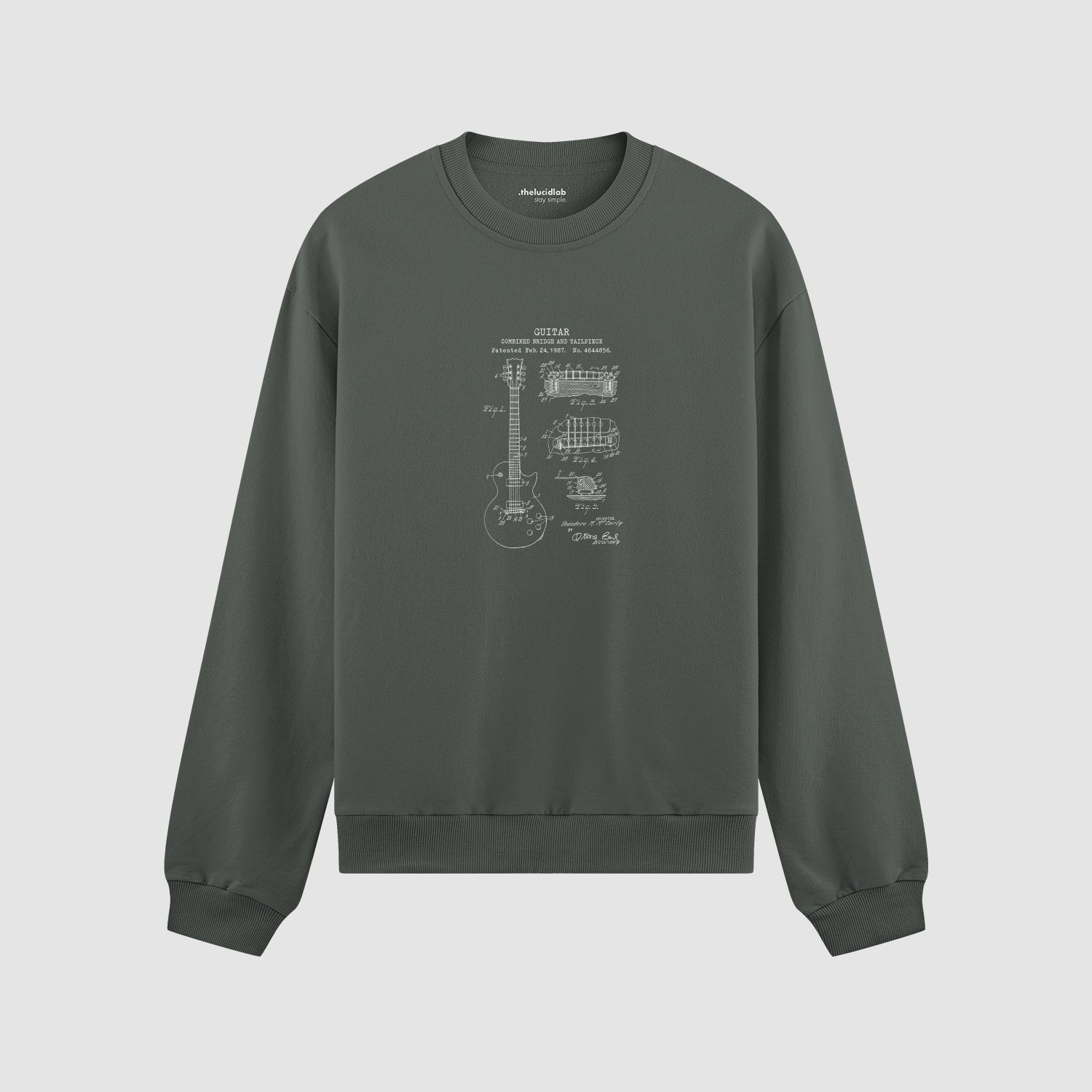Gibson Les Paul Gitar Oversize Sweatshirt