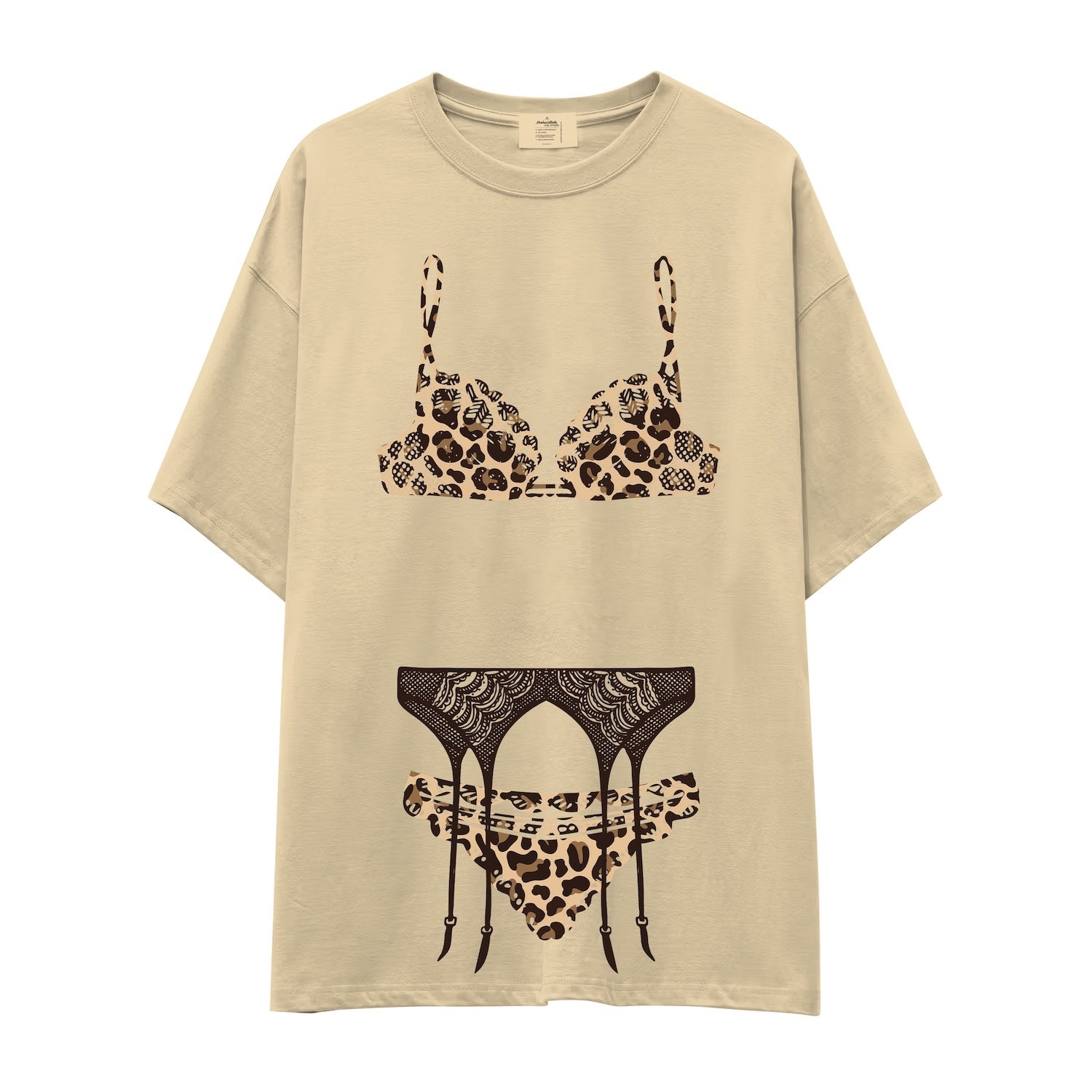 Noir Seduce – Leopard Oversize Tişört