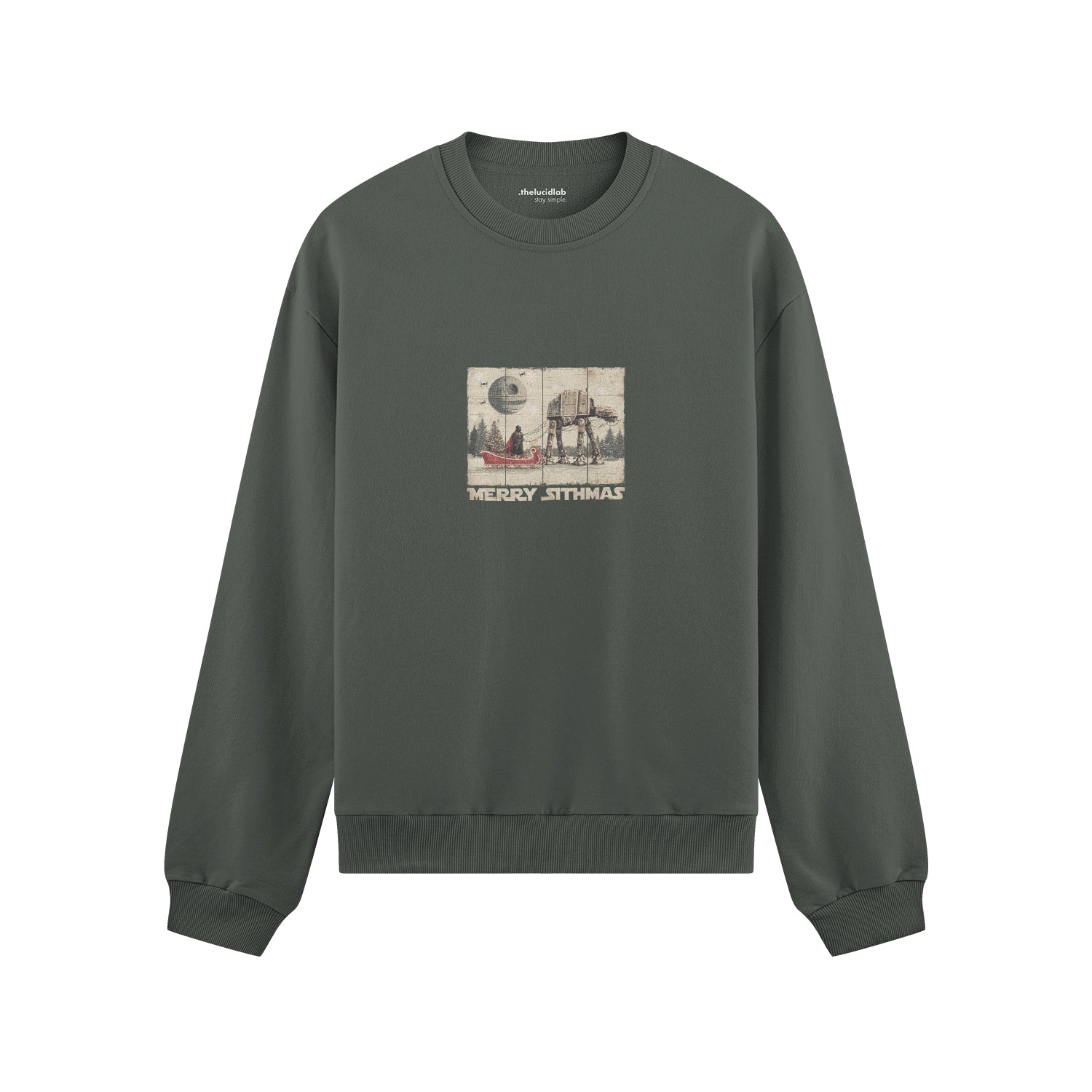 Star Wars Merry Sithmas Vintage Oversize Sweatshirt