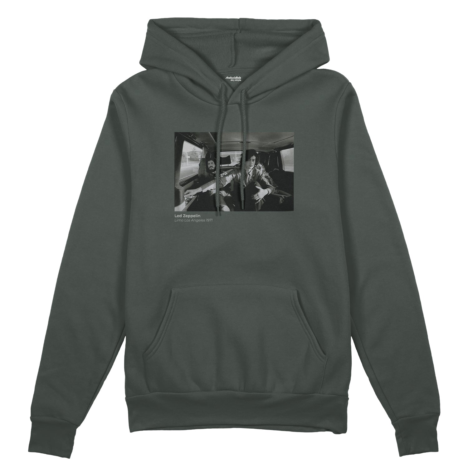 Led Zeppelin Limo Los Angeles 1971 Oversize Hoodie