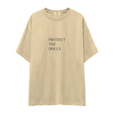 Protect The Dolls Oversize Tişört