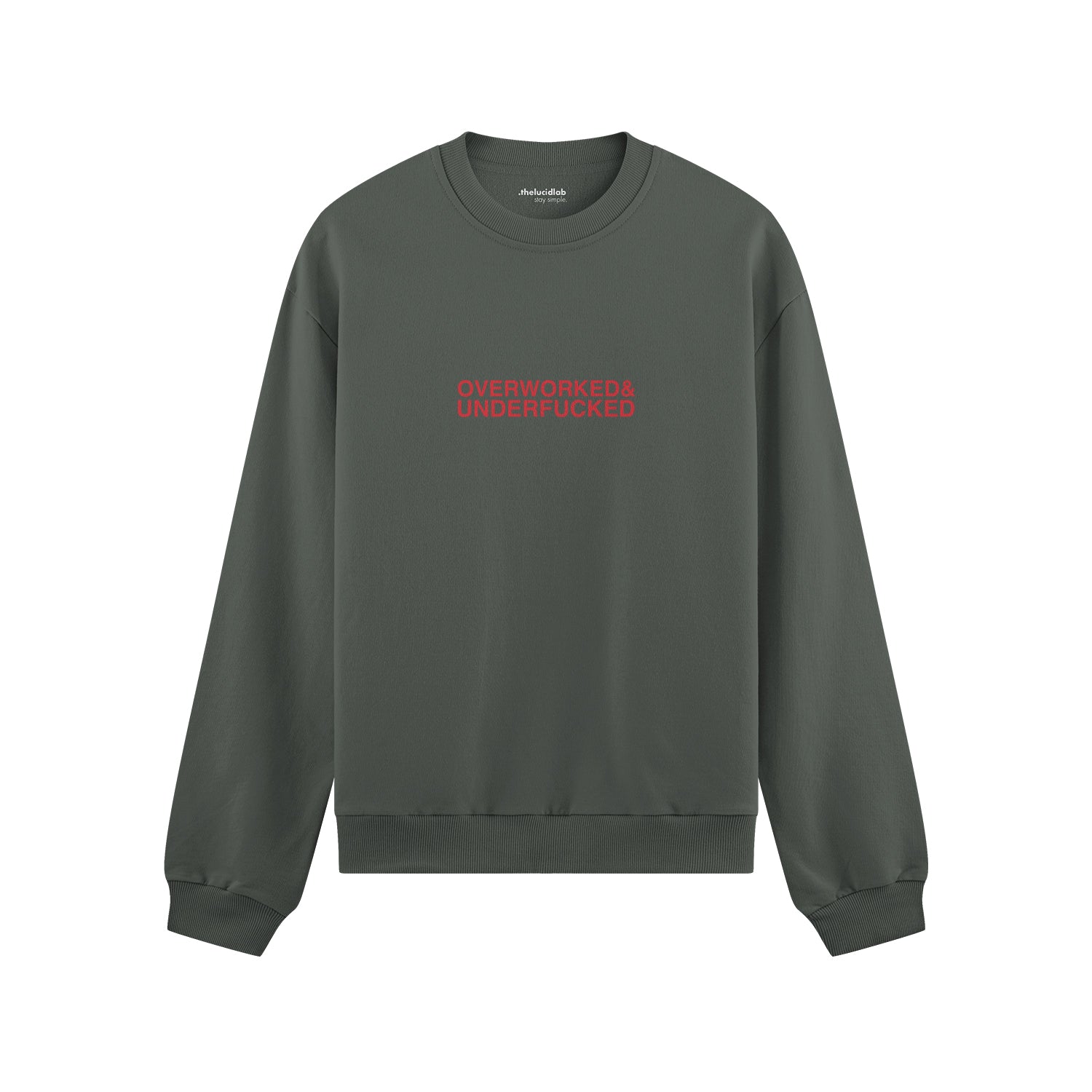 Overworked & Underfucked Oversize Sweatshirt