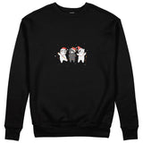 Tangled Christmas Cats Sweatshirt