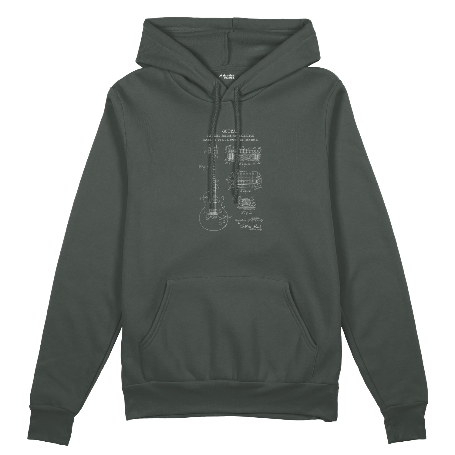 Gibson Les Paul Gitar Oversize Hoodie