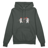 Tangled Christmas Cats Oversize Hoodie