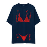 Red Bikini Oversize Tişört