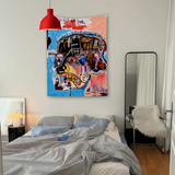 Basquiat Skull (1982) Duvar Örtüsü