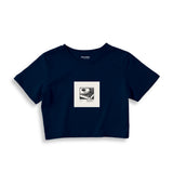 Vinyl Dreams Crop Tişört