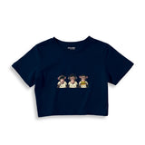 Diplomatic Monkeys Crop Tişört